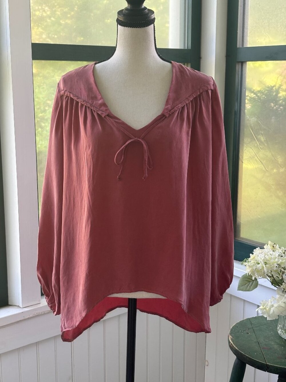Young Fabulous & Broke Peasant Blouse | Dusty Rose | Size Small | New with Tags